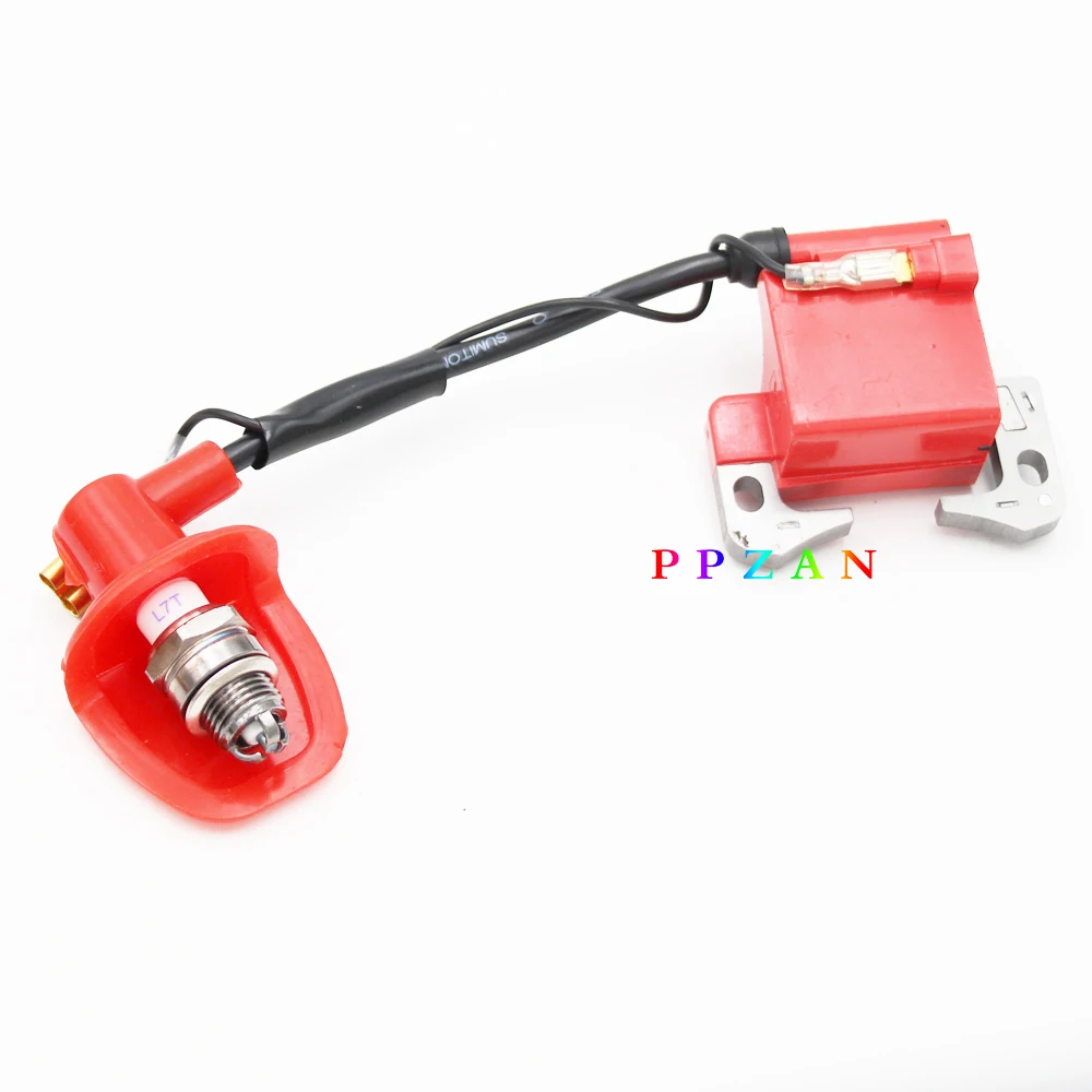 Производительность катушка зажигания + L7T Свеча для 43cc 47cc 49cc мини карман ямы Quad Dirt