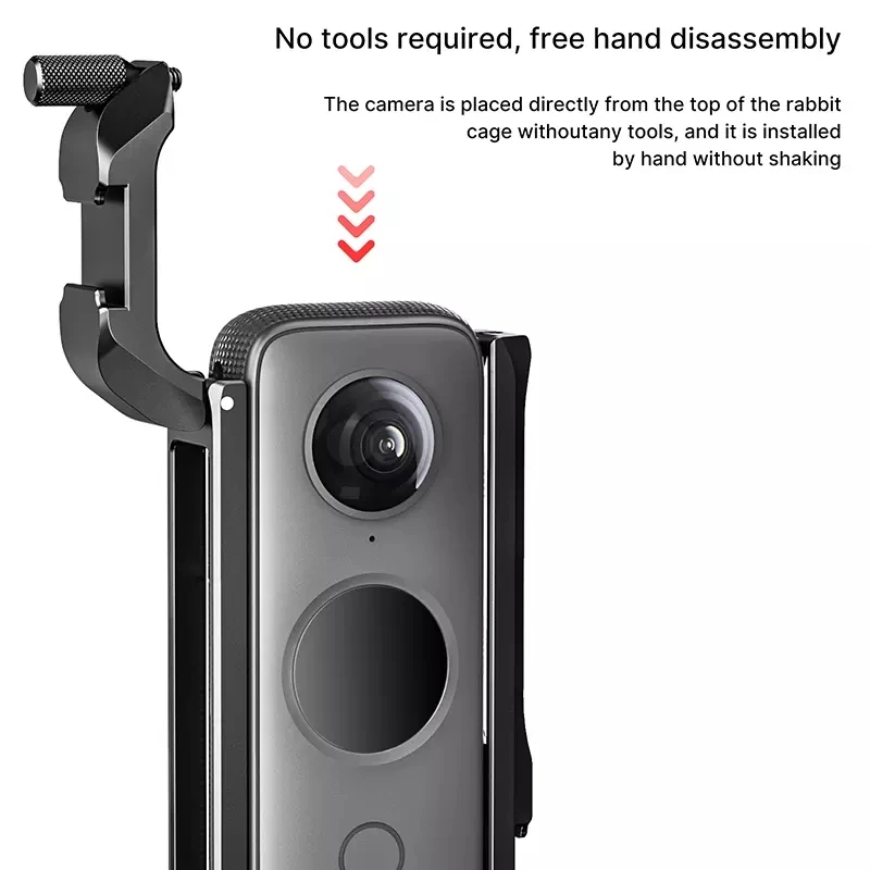 Ulanzi-capa de Proteção para Insta Tripé com Luz 360 com Base de Metal Led e Suporte para Celular Insta360 One x2 - Image 3