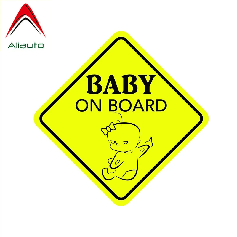 Aliauto Предупреждение автомобиля Стикеры Baby on Board украшения Водонепроницаемый