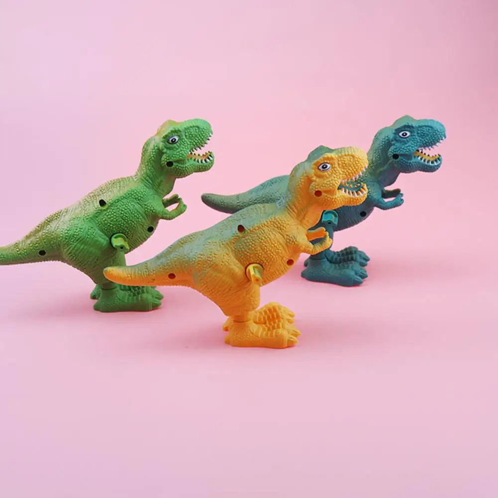

Cute Dinosaur Animal Bouncing Wind up Clockwork Spring Educational Kids Birthday Toys for Children Boys