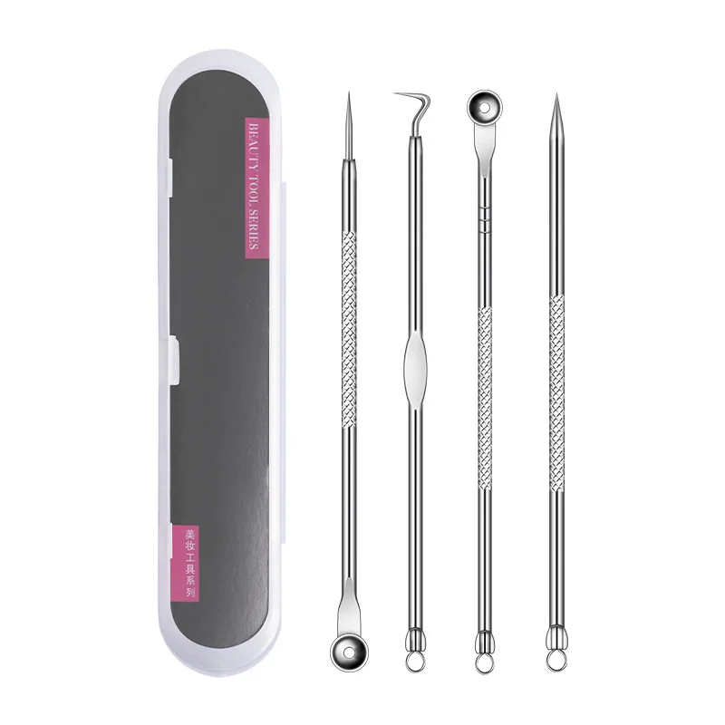

Stainless Steel Needles Removal Blackhead Dots Cleanser Acne Blemish Remover Needles Set Black Spot Extractor Pore Face Care
