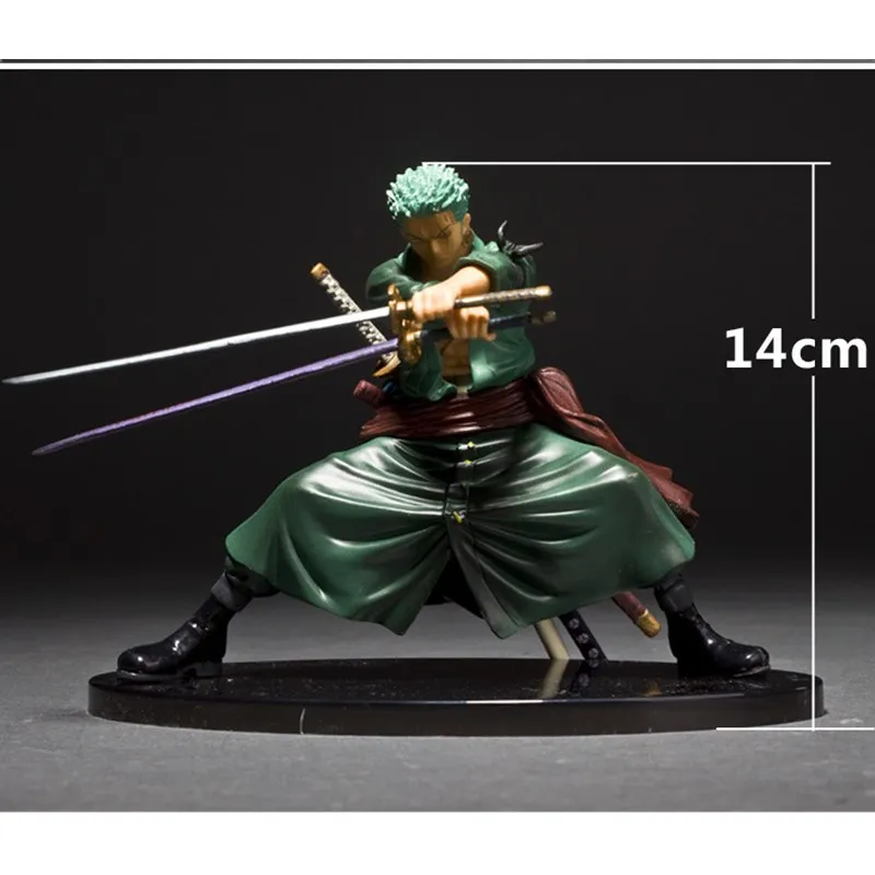 Аниме ONE PIECE Roronoa Zoro ПВХ экшн-фигурка Коллекционная модель коробка для игрушек K2 |