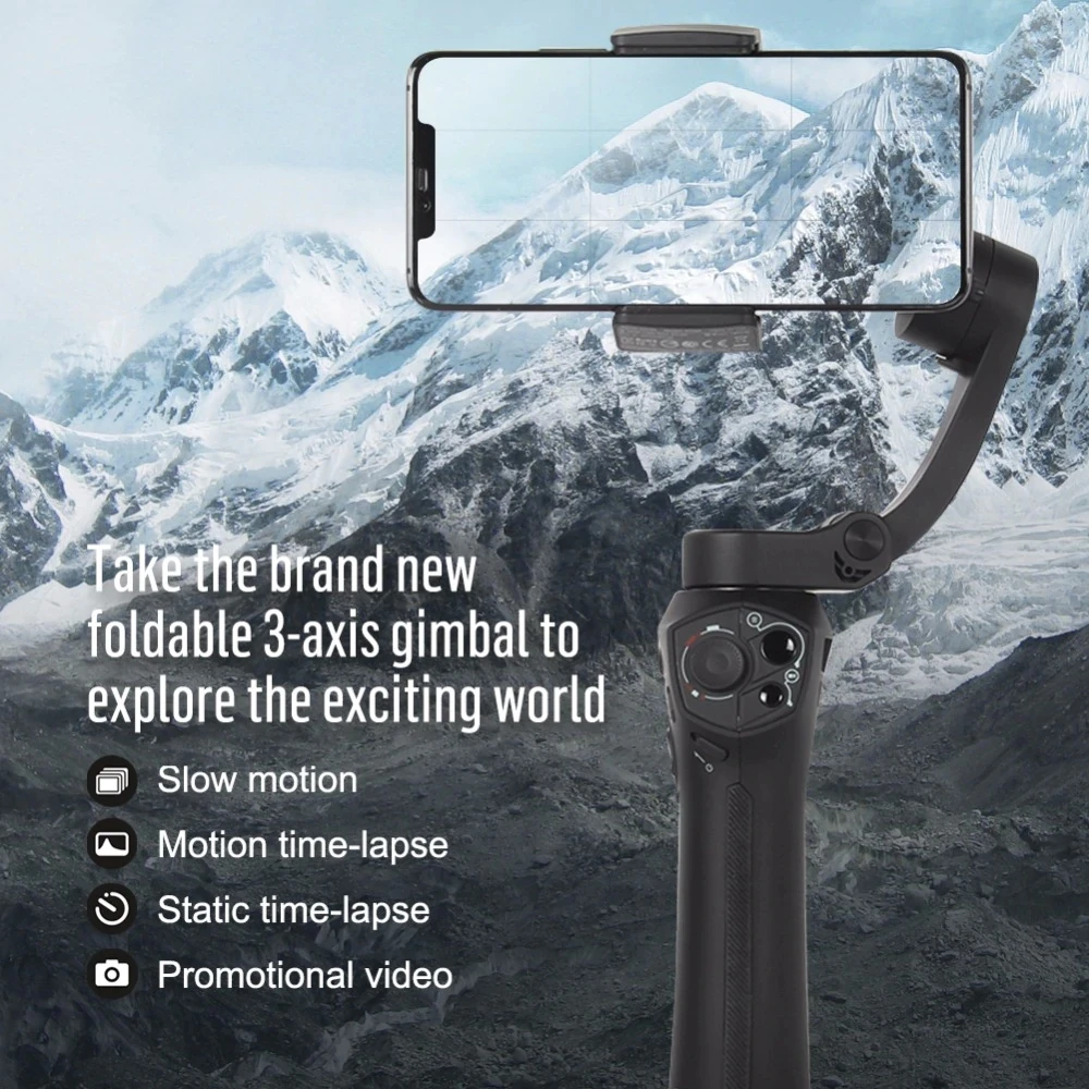 Snoppa Atom 3 Axis складной карманный размер затрудняетесь в выборе правильного размера?