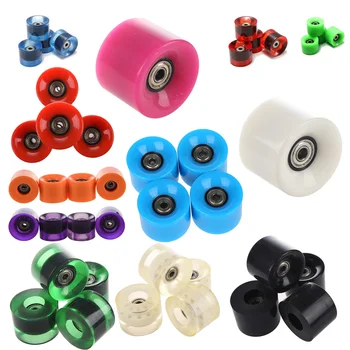 

Quality Set Of 4 Skateboard Wheels 6cm Diameter and 4.5cm Width For Penny green
