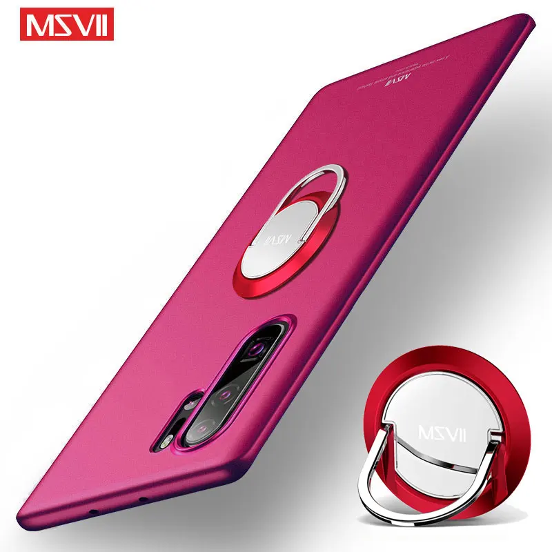 

Coque For Samsung Galaxy Note 10 9 8 Case MSVII Ring Cover For Samsung Note 8 9 10 Plus Case Slim Holder Cover Note 10 Pro/Plus