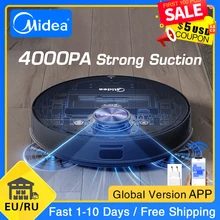 Midea M7 Robot Vacuum Cleaner for Home 4000Pa Suction Cleaning Automatically Charge Mop Dust Collector Smart Planned Aspirator
