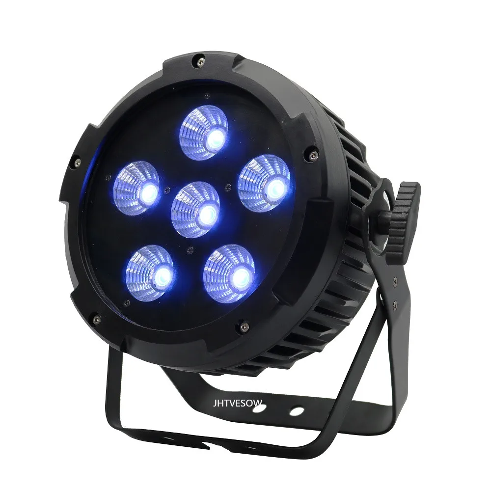 Монолитный блок светодиодов par light 6X30W RGB 3 в 1 комнатный dmx can 64 disco светильник stage indoor