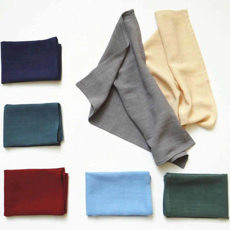 

Home kitchen baked gourmet background cloth absorbent good plain cotton napkin tea towel 30*40cm/piece JP01
