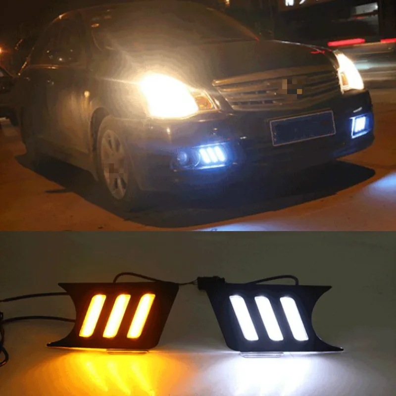 

Дневные ходовые огни, водонепроницаемые, 1 комплект, для Nissan Sylphy sentra 2009-2018