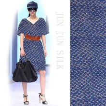 114 см в ширину шелковая ткань 16 мм крепдешин шелковая ткань метр летняя рубашка платье креп ткань шелковая ткань