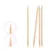 100ШТ Деревянный Толкатель Кутикулы Remover Nail Art Стразы Picker Orange Wood Sticks nail tools Маникюр Многофункциональный H1028