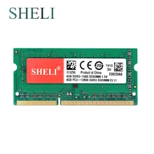 SHELI новые тетради память 4 Гб 1RX8 PC3-12800S DDR3 1600 МГц 1,5 V 204pin SO-DIMM CL11 памяти ноутбука