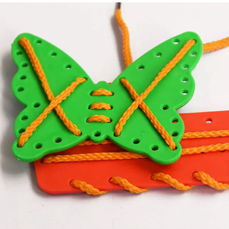 Kids Montessori Lacing Board Education Toys Geometric Buttons Animal Stringing Threading Beads Baby Fine Motor Skill Learning 5 Kids Montessori Lacing Board Education Toys Geometric Buttons Animal Stringing Threading Beads Baby Fine Motor Skill Learning 5