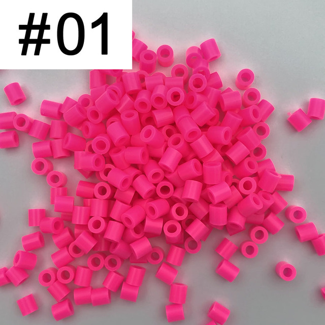 / 1000pcs perler PUPUKOU  fuse beads Pearly Iron Beads for Kids Hama Beads Diy Puzzles High Quality Handmade Gift Toy