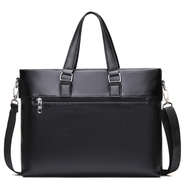 

Business Casual Men's Briefcase Large Capacity Shoulder Bag High Quality Pu Leather Men's Computer Bag Messenger Bag Black Brown
