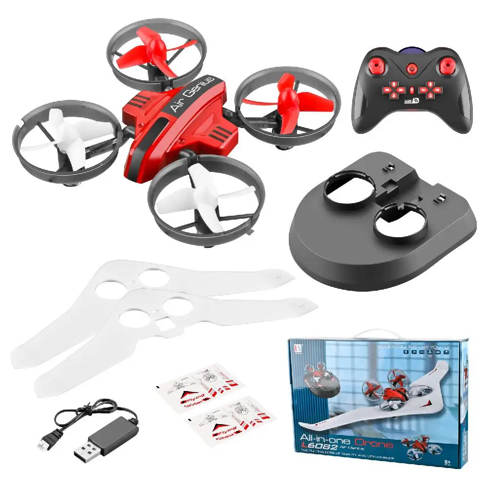 Мини RC самолет лодка автомобиль скольжение 3 в 1 Многофункциональный DIY игрушка