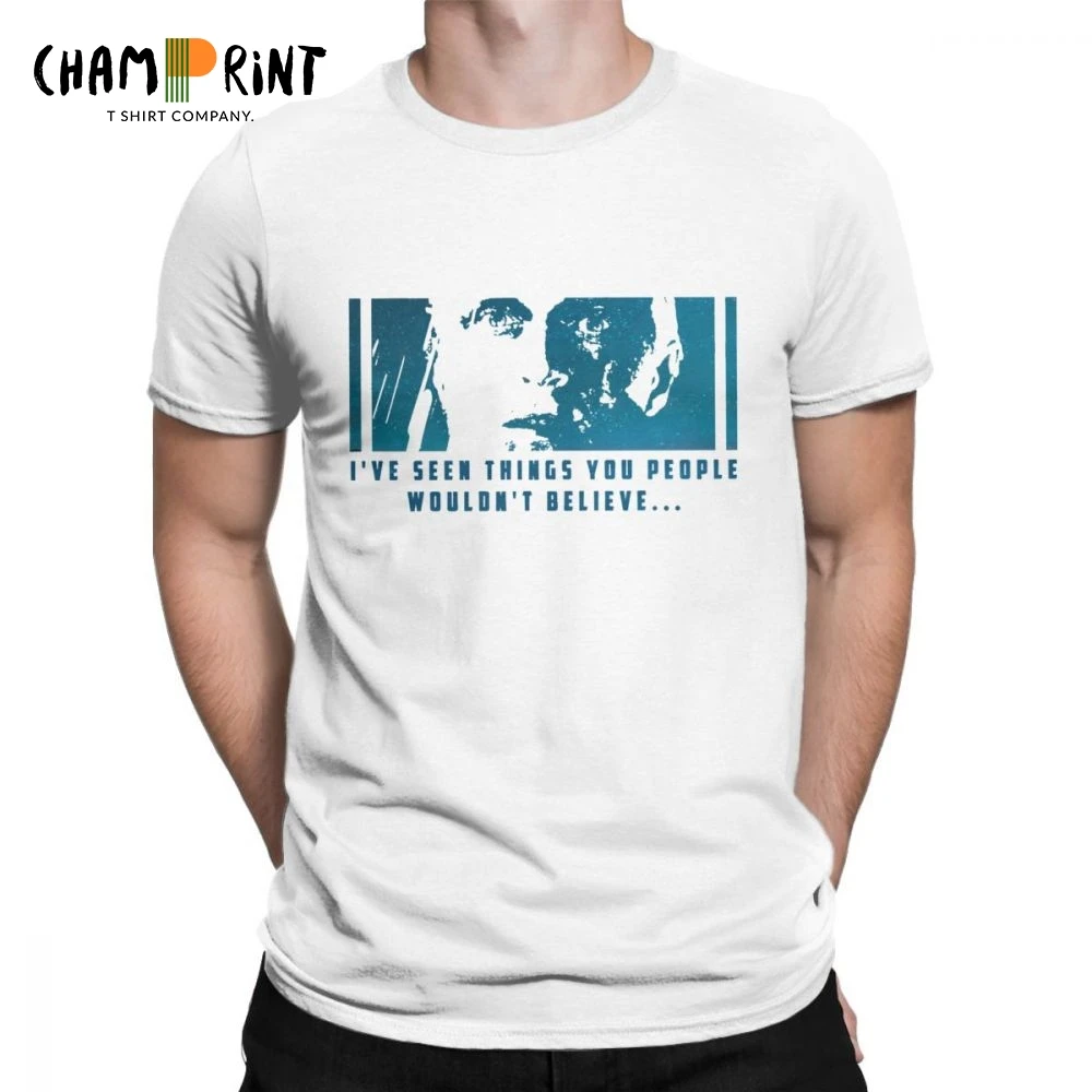 

I've Seen Things Rutger Hauer Tee Shirt Blade Runner T-Shirt Artwork T Shirts for Men Cotton Awesome Clothing Birthday Present