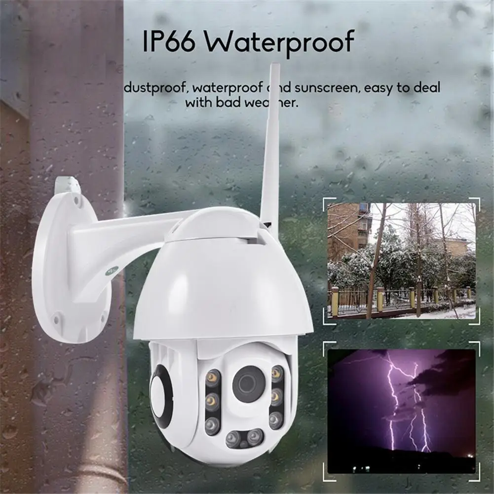 Новая ip-камера ONVIF, Wi-Fi 2MP HD 1080P Разрешение беспроводной скорости купольная ИК-камера видеонаблюдения 5 X Зум наружного видеонаблюдения
