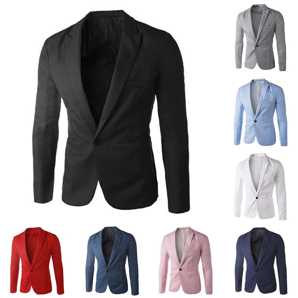 

Solid Color male wedding dress men Business Casual blazer Wedding Prom Dinner Suits Groomsman Wear tuxedo пиджак мужской