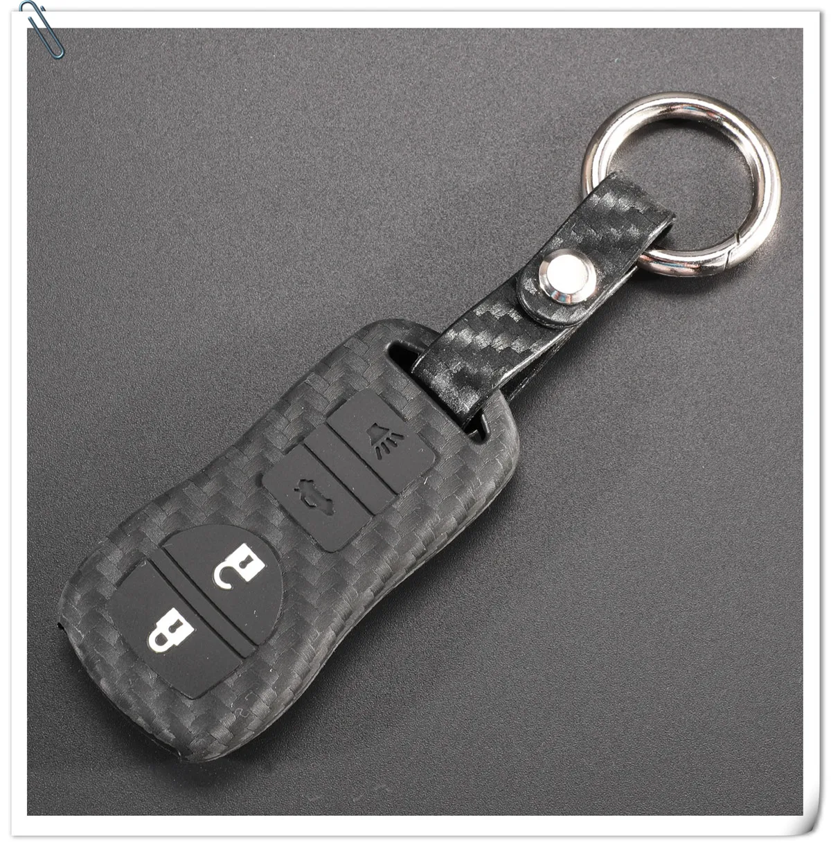 Keyforkess custodia portachiavi in Silicone per Nissan Infiniti Xterra Frontier Muranon PATHFINDER TITAN Fob 3/4 pulsanti copertura chiave auto 5 Keyforkess custodia portachiavi in Silicone per Nissan Infiniti Xterra Frontier Muranon PATHFINDER TITAN Fob 3/4 pulsanti copertura chiave auto - H4341edaec9644d72a800777a33d2179fC