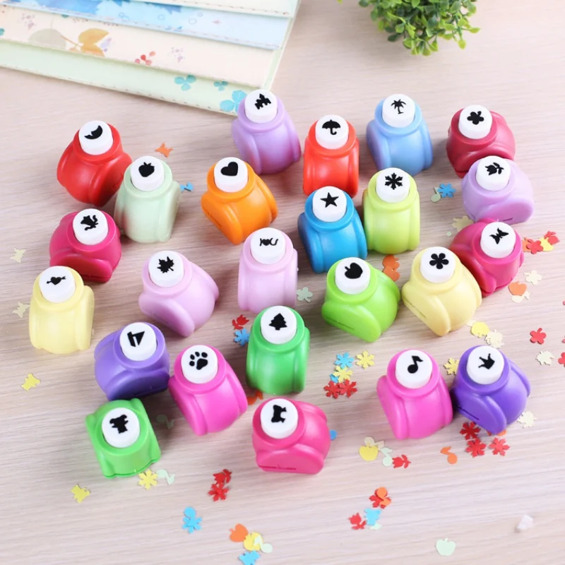 

20 Style DIY Toy Scrapbook Punches Handmade Cutter Card Craft Calico Printing Flower Paper Craft Punch Hole Puncher Embosser Toy