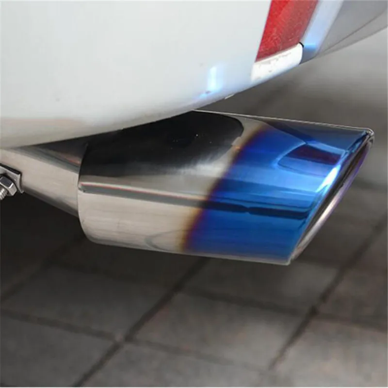 Car Stainless steel chrome exhaust tube tail pipe Case for Mitsubishi PAJERO V31 V33 V73 V93 V97 2007-exhaust pipe tip,tail pipe muffler
