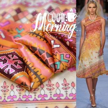 

Chinese Style Silk Satin 100% Silk Fabric Silk Dress Cheongsam Fashion Designer Fabrics Soft, Comfortable, Fashionable and Noble