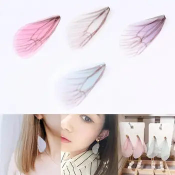 

20Pcs Mixed Color Butterfly Wing Jewelry Charms Earrings Findings DIY Crafts New
