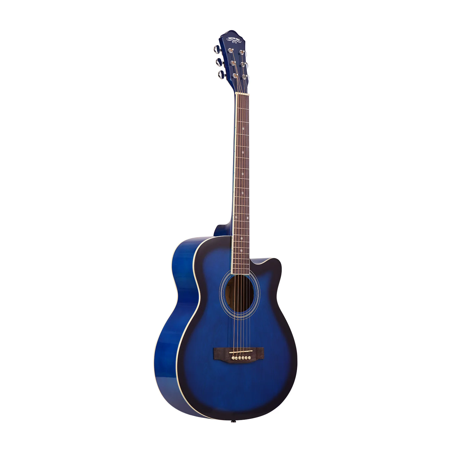 40 дюймов Cutaway народная гитара 6 струн Липа с ремешком Gig Bag Capo медиаторы для гитары