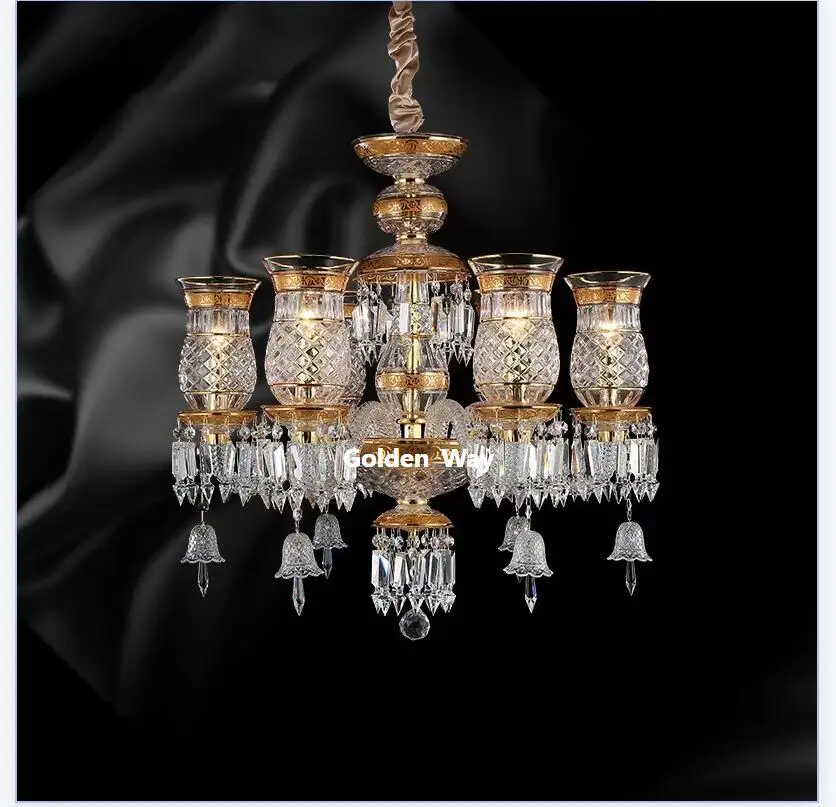 Modern Lighting Crystal Chandelier Home Decorators Candle Light Candelabros Crystal Pendant Chandelier Dining Room Lamps Bedroom
