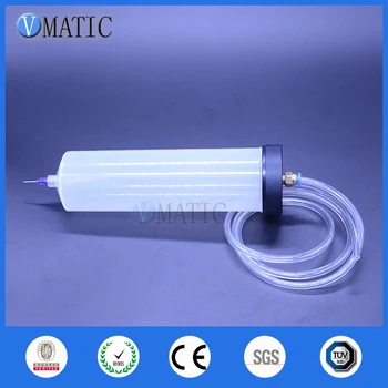 

High Quality New Thickening Explosion-Proof 300cc/ml Helix Luer Lock Tip Dispenser Pneumatic Syringe Barrel With Adapter