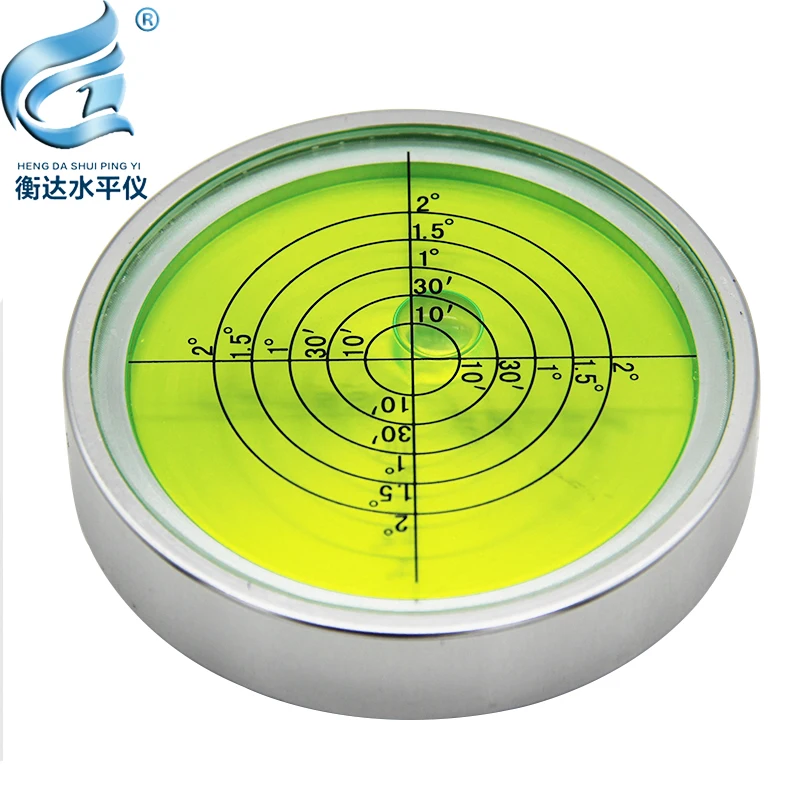 

Metal level bubble high precision level bubble round spirit level universal level bubble