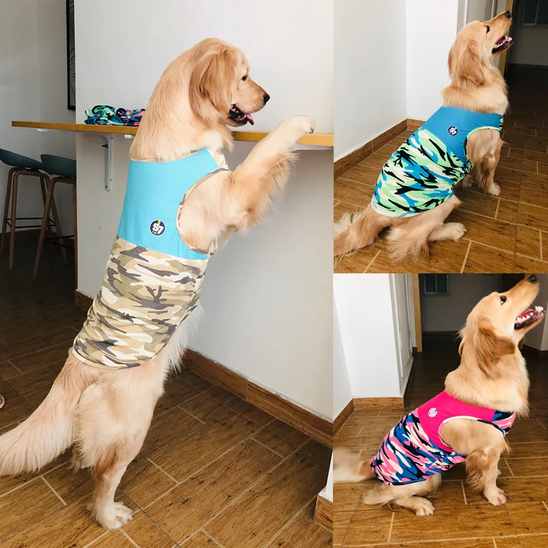 Camisas de camuflaje Gato para perros pequeños, medianos y grandes, ropa para cachorro de perro, disfraz para mascotas, chaleco para perro