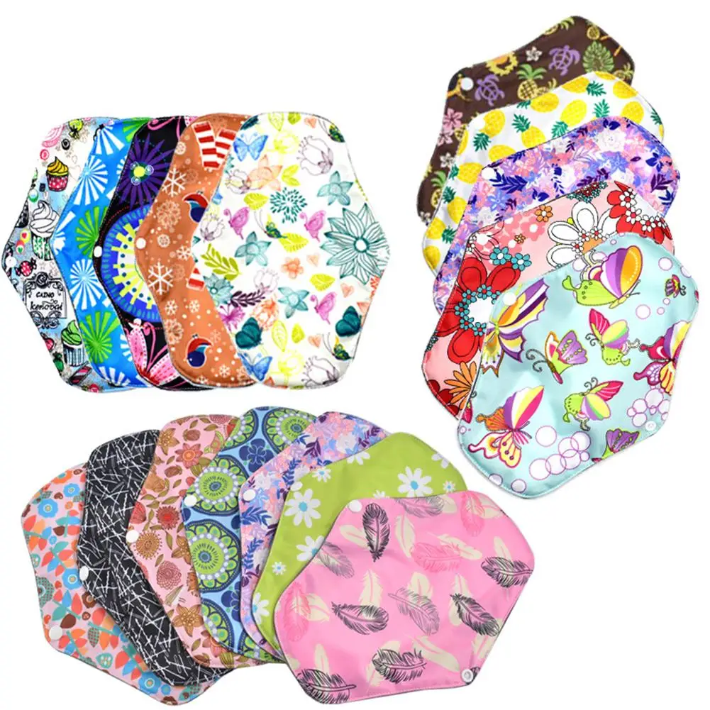 5 шт. многоразовые подушечки для беременных с цветочным принтом