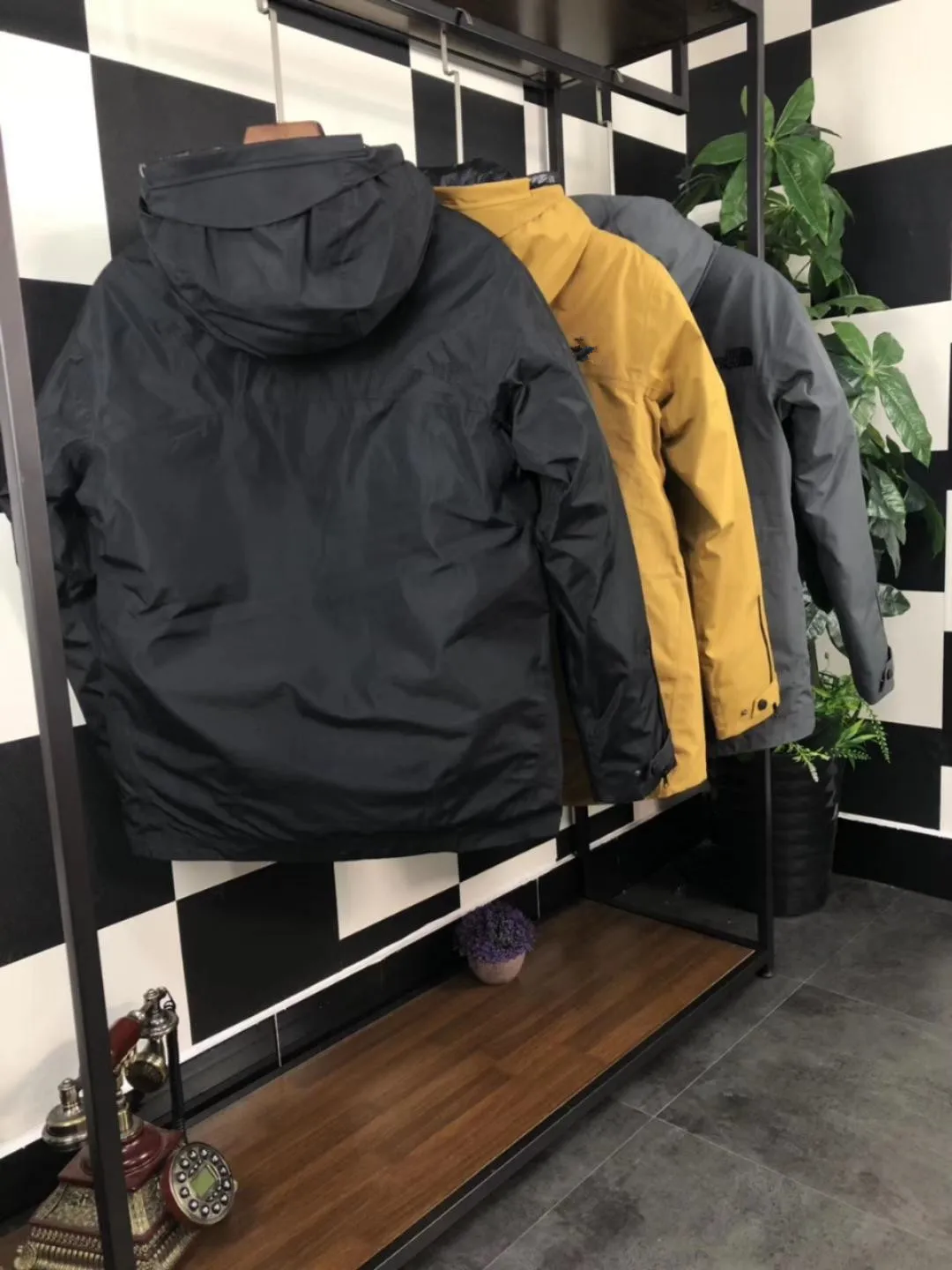 Зимний TNF Короткий Повседневный пуховик мужской ветрозащитный плащ куртка пуховик Оба комплекта