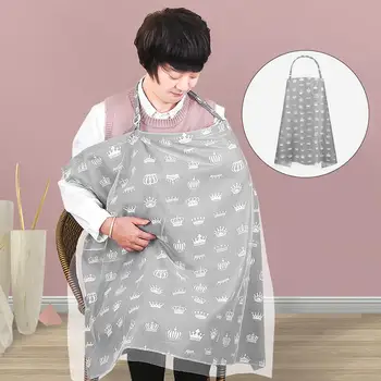 

Double-layer Baby Breastfeeding Towel 100% Organic Cotton Breathable Outerwear Summer Cloak Cover Artifact Stroller Mosquito Net