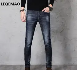 2019 Новые мужские джинсы мужские прямые повседневные джинсовые брюки темно-синие джинсовые брюки K2958
