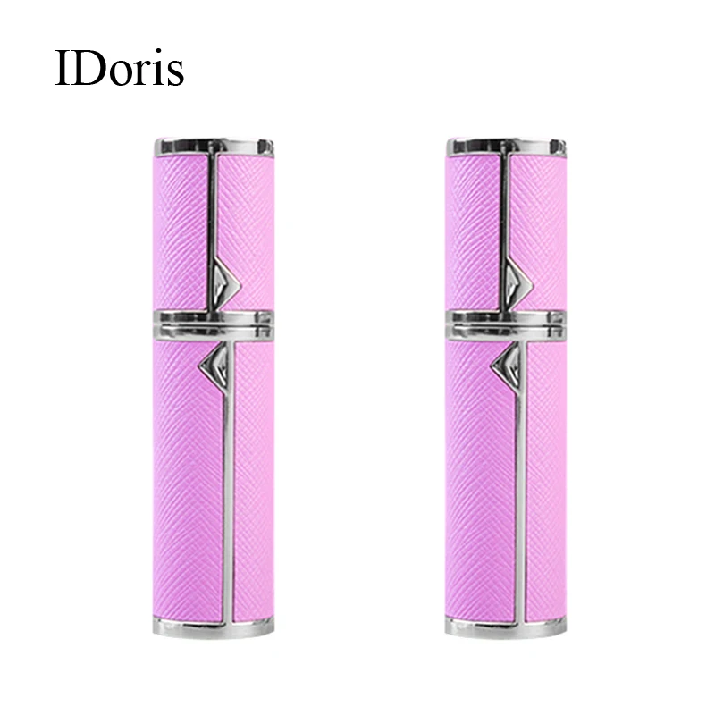 

IDoris 5ml Sample Spray Bottle Portable Transparet Glass Perfume Bottle Atomizer Container Travel Parfum Women Perfume 2PCS