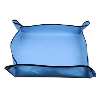 

Solid Easy Clean Waterproof Cloth Garden Repotting Mat Foldable Portable Indoor Plant Transplanting Tarp Reusable Home Square