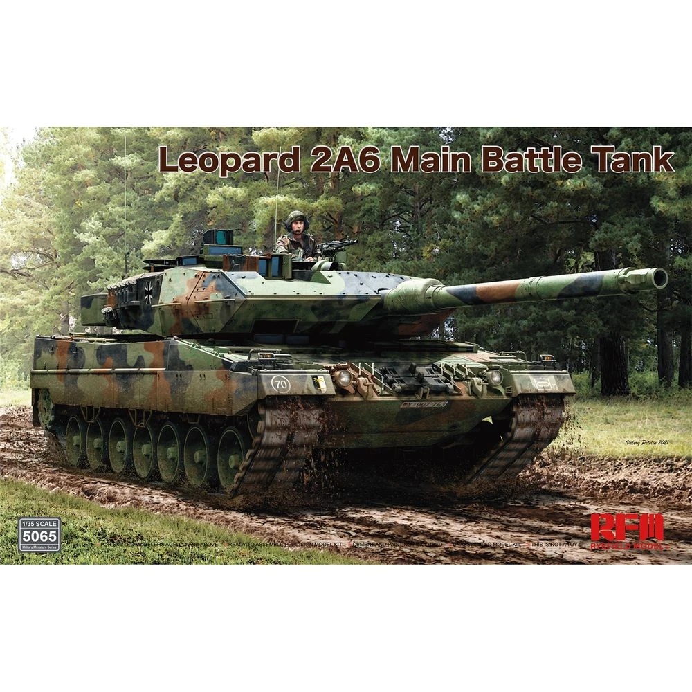 Ryefield Model Rfm Rm5065 1/35 Leopard 2a6 Main Battle Tank Scale