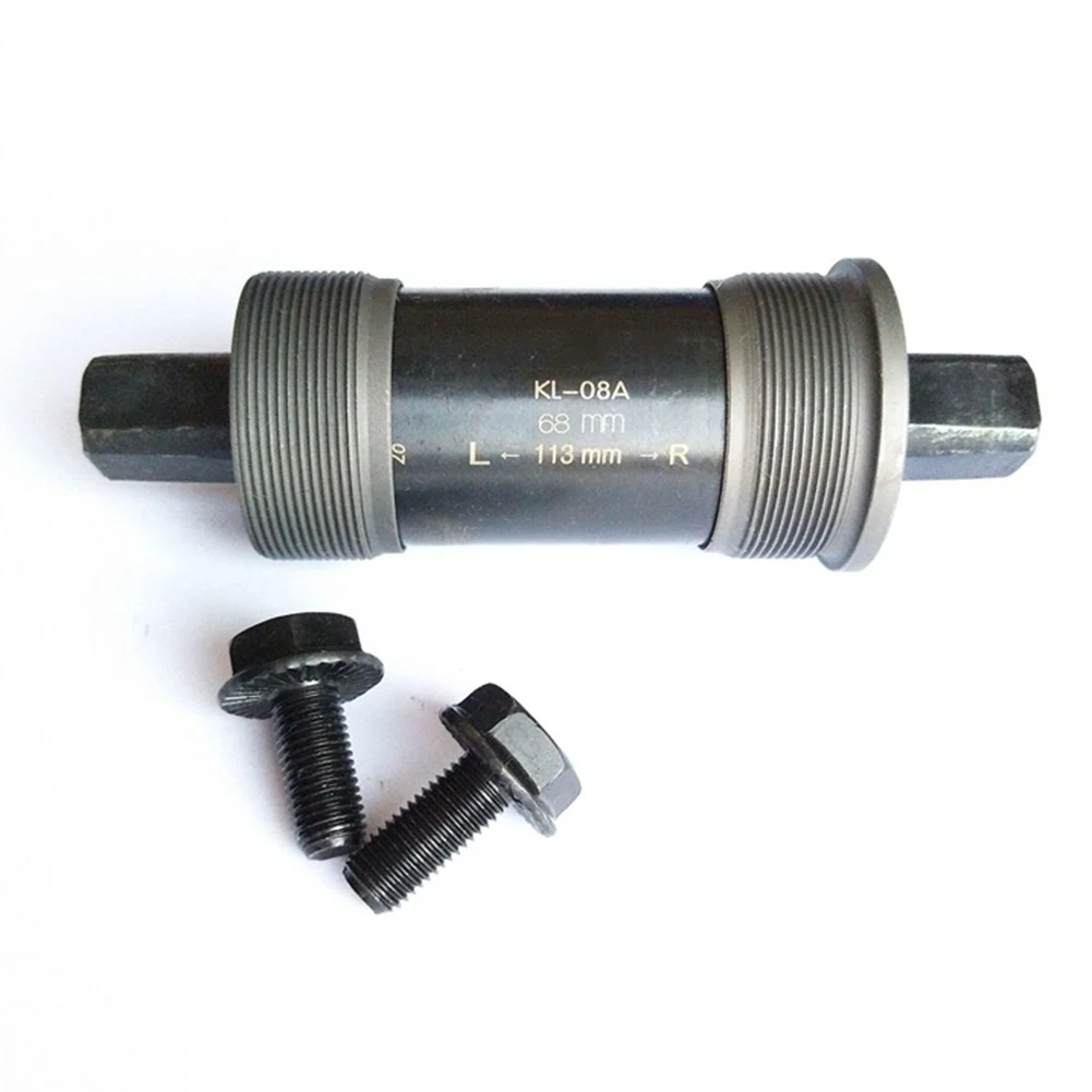 

Mountain Bike Square Hole Closed Bearing Shaft Alloy Road Bike Steel Taper Bottom Bracket 68mm Multiple Size