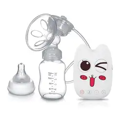 Merry Christmas USB Электрический молокоотсос автоматический массаж ребенка молочный насос всасывающий насос для сосков бутылочка для кормления