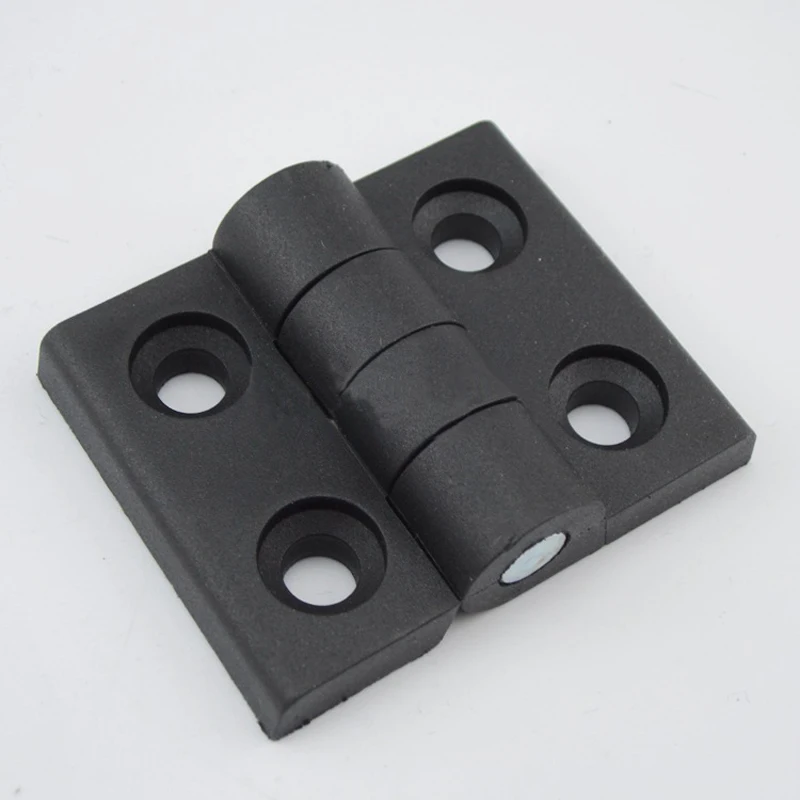 10pcs/lot 45*56 plastic hinges for door new ABS nylon black plastic