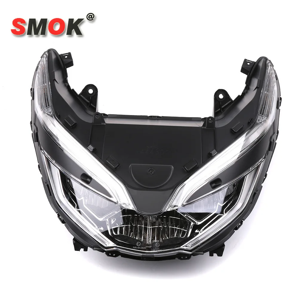 US $151.21 SMOK Applicable to Honda Pcx150 Motorcycle 1719 Years Headlight Assembly Headlight Pcx125 Headlight Assembly