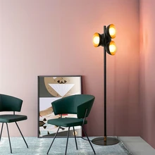 Новейший дизайн торшер популярный напольный светильник G9 стеклянный абажур Модный дизайн для необычного дома