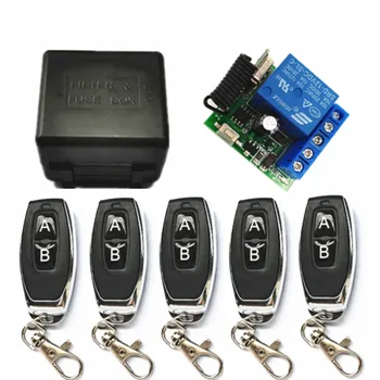 

433 Mhz Wireless Remote Control Switch DC 12V 10A 1CH relay 433Mhz Receiver Module For 1527 learning code Transmitter Remote