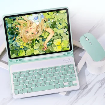 

Tablet pc iPad Pro 11 2020 2018 2th generation Bluetooth Keyboard Mouse Case For NEW iPad Pro 12.9 4th Smart Leather Cover