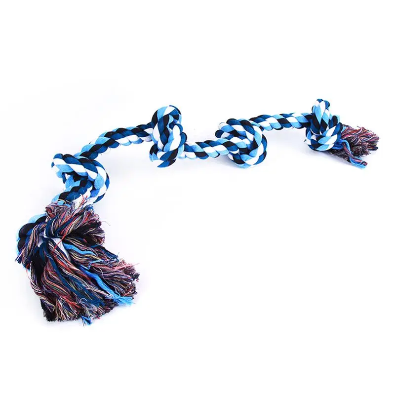 

Dog Chew Rope Knots Toys Indestructible Tough Aggressive Chewers Traning Tool