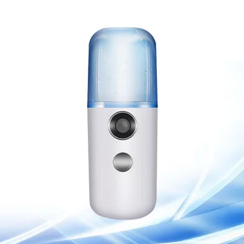 

Nano Sprayer USB Rechargeable Cooling Sprayer Portable Handheld Sprayer Moisturizing Shrink Pores Humidifier for Women (White)