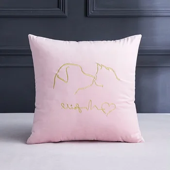 

Velvet Cushion Cover Decor Fall Throw Pillows Solid Color Pillow Covers Decorative Cushions For Home Living Room Sofa Bed Car
